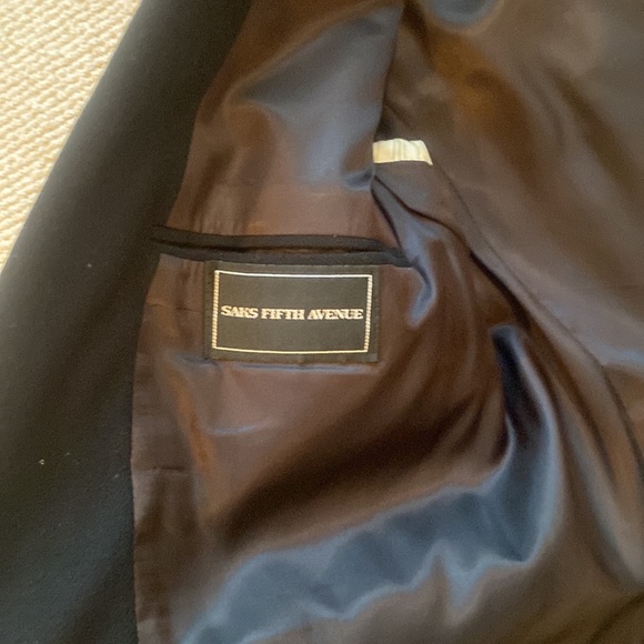 SAKS FIFTH AVENUE Mens wool sports coat - Picture 3 of 3